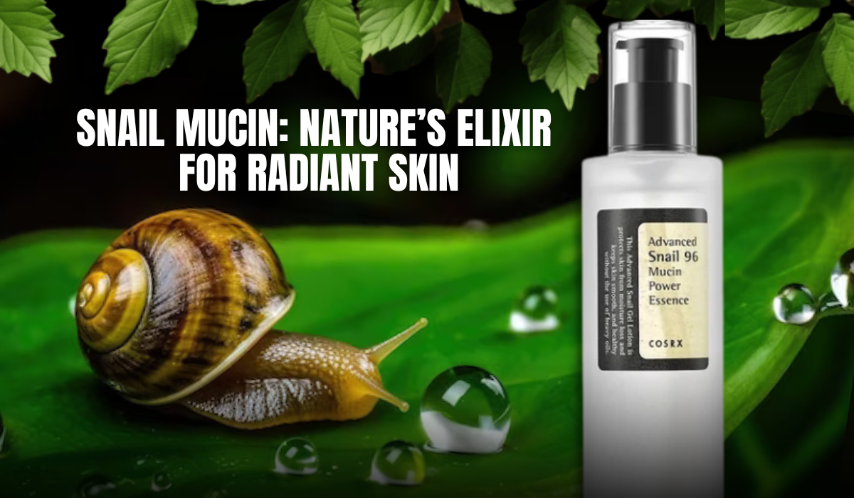 Snail mucin Nature’s elixir for